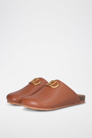 Sabots - Marron et doré