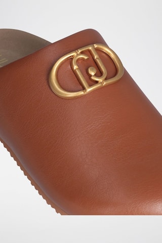 Sabots - Marron et doré