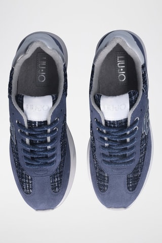 Sneakers plateformes en cuir Dreamy - Bleu