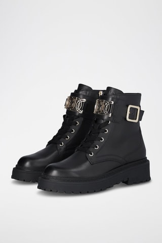 Bottines en cuir Rumi - Noir