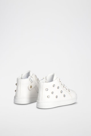 Sneakers montantes Mini Alicia - Blanc