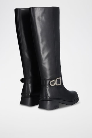 Bottes en cuir de taureau New Nancy - Noir