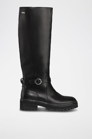 Bottes en cuir - Noir