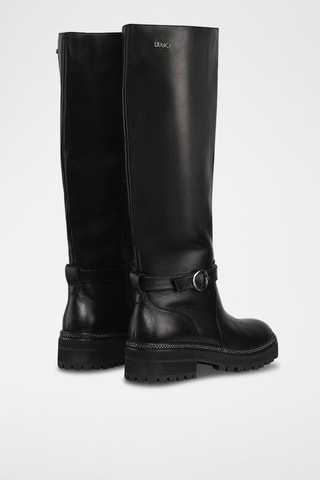 Bottes en cuir - Noir