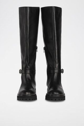 Bottes en cuir - Noir