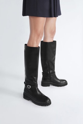 Bottes en cuir - Noir
