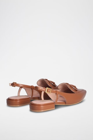 Sling-back Viola - Marron