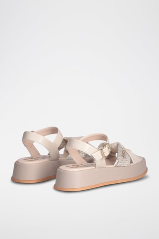 Sandales plateformes - Beige