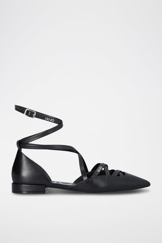 Ballerines en cuir Viola - Noir