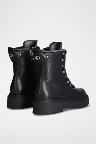 Bottines en cuir Rumi - Noir