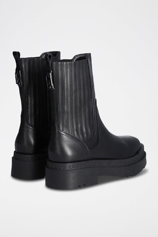 Bottines Chelsea en cuir - Noir