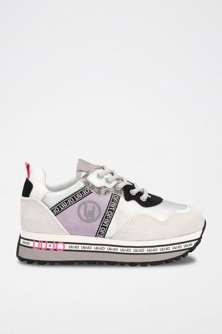 Baskets en cuir de taureau Wonder - Argenté