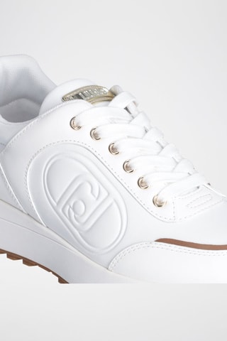 Sneakers en cuir Lolo - Blanc et marron