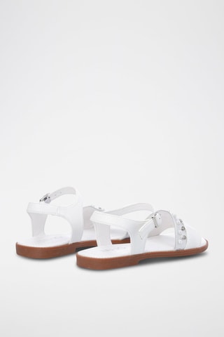 Sandales Sailor - Blanc et argenté