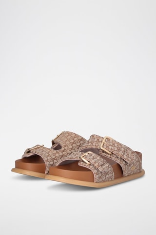 Mules Loren - Noir et marron