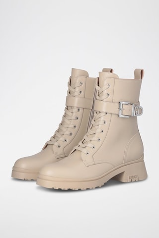 Bottines en cuir New Nancy - Beige
