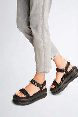 Sandales plateformes - Noir