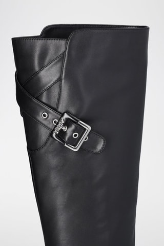 Bottes en cuir de taureau Flair - Noir