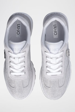 Baskets Amazing - Blanc, argenté et gris