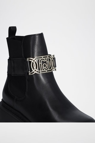 Bottines en cuir de taureau Rumi - Noir