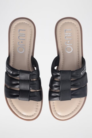 Mules - Noir et beige