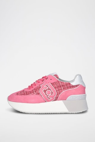 Sneakers plateformes en cuir Dreamy - Rose