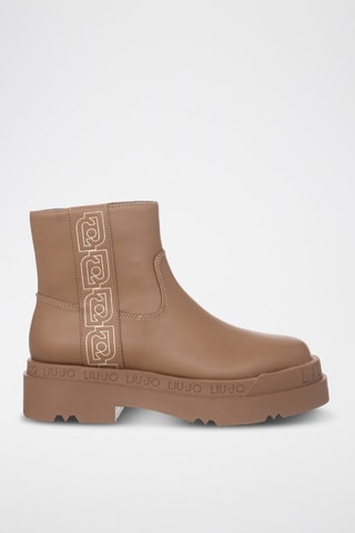 Bottines - Blanc et beige