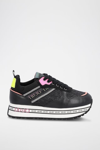 Sneakers Wonder - Noir et rose
