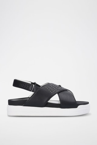 Sandales plateformes Chantal - Noir