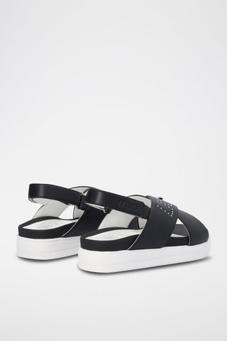 Sandales plateformes Chantal - Noir