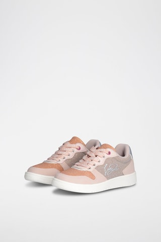 Sneakers Celia - Orange, rose et gris
