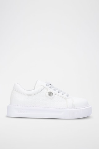 Sneakers plateformes Kylie - Blanc