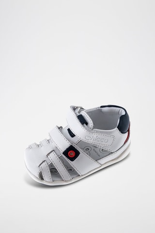 Leren sandalen - Wit