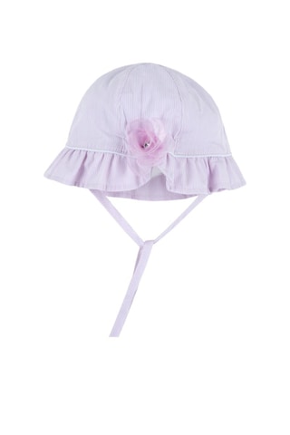 Bobhoedje Wit en Roze