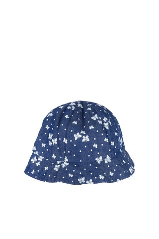 Denim Bobhoedje Marineblauw