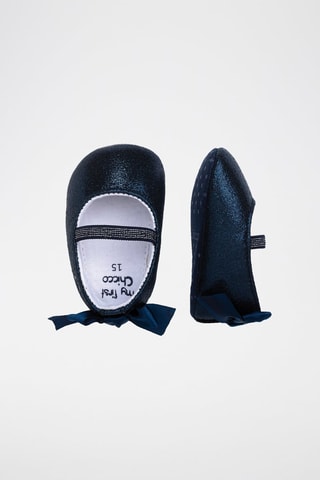 Gelakte Ballerina’s - Marineblauw