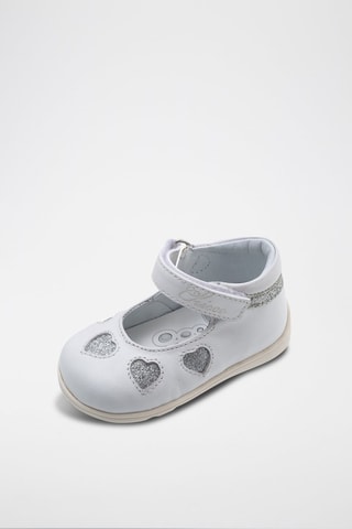 Leren Mary Janes Wit