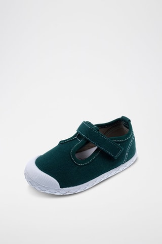 Saloméschoenen Donkergroen