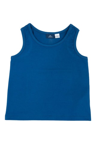 Hemdje en Bandeau - Petrolblauw