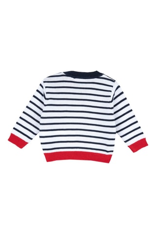 Trui - Marineblauw en Rood