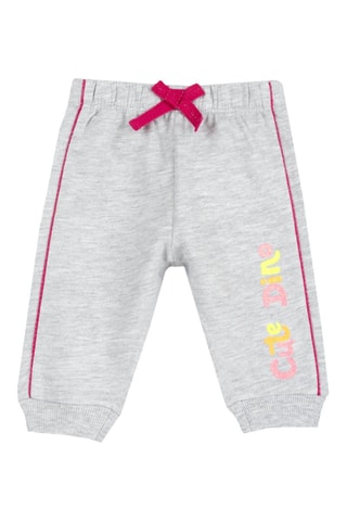 Joggingbroek - gemêleerd lichtgrijs