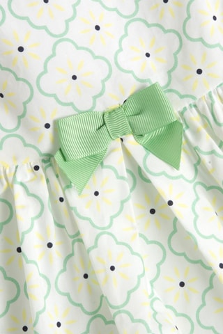 Jurk en Bloomer - Lichtgroen en Geel