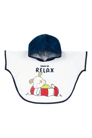 Badcape met Capuchon - Wit