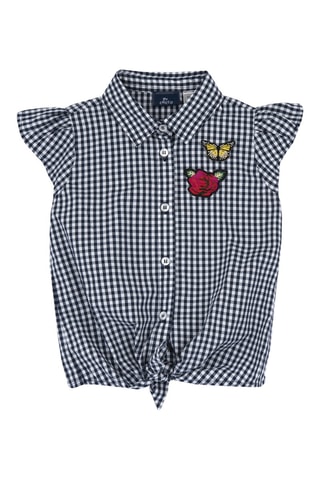 Blouse Marineblauw en Wit