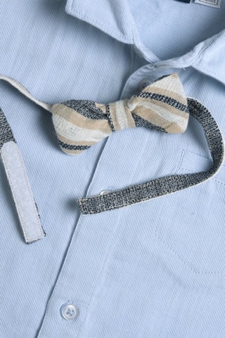 Overhemd en Strikje - Lichtblauw