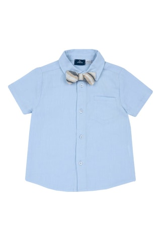 Overhemd en Vlinderstrikje - Hemelsblauw en Grijs