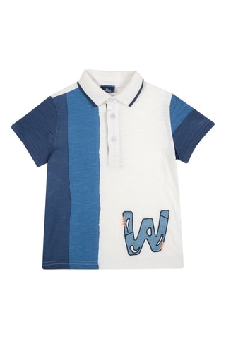 Polo Wit en Blauw