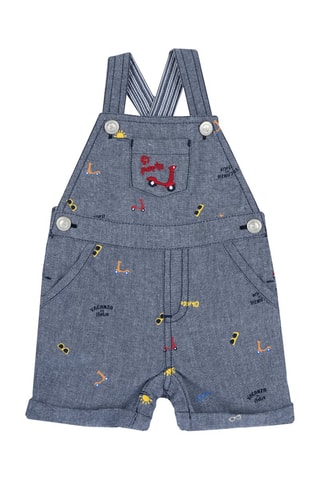 Tuinbroek Gemêleerd Donkergrijs