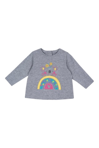 T-shirt - Gemêleerd Grijs