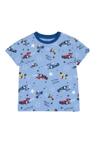 T-shirt. Hemelsblauw